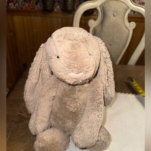 Jellycat Bashful Gray Bunny 14" Flop Eared Medium Soft Stuffed Animal Plush